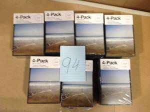lot 94 image: 4 x 6 Set of 4 Format Picture Frame Set Black - MCS in good condition