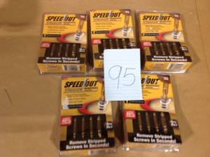 lot 95 image: Lot of Ontel Speed Out Speed Out Titanium Screw Extractor (4-Piece) in good condition
