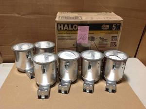 lot 26 image: Eaton - E5RICAT Halo 5 Remodel IC Air-Tite Recessed Housing, 120V in good condition