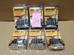 lot 29 image: LOT WHIT Ontel Speed Out Speed Out Titanium Screw Extractor (4-Piece) in good condition