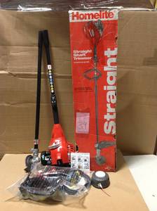 lot 39 image: Homelite 2-Cycle 26 CC Straight Shaft Gas Trimmer in good condition