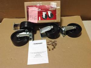 lot 56 image: 5 in. Black PP Caster Kit in good condition
