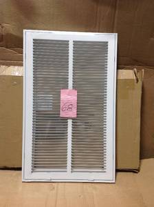 lot 68 image: 14 in. x 24 in. White Return Air Filter Grille in good condition