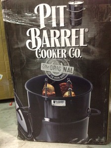 lot 108 image: Pit Barrel Cooker 18.5 in. Classic Vertical Smoker Package not used