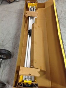 lot 114 image: DEWALT Heavy-Duty Miter Saw Stand in good conditions