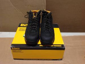 lot 3 image: DEWALT Mens Baltimore 6 in. Work Boots - Steel Toe - Black (10.5)M