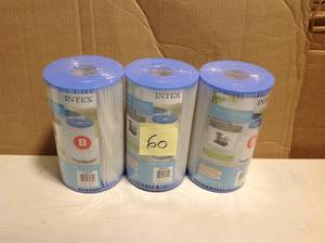 lot 60 image: Intex  Type B 5.875 in. Pool Filter Cartridge