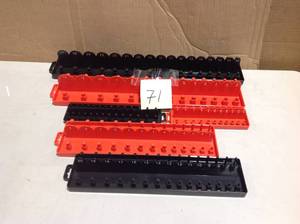 lot 71 image: STEEL CORE 30113 6Pc Socket TrayOrganizer Set, SAEMetric