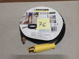 lot 76 image: Karcher 25 ft. Extension Hose with Clip Connection