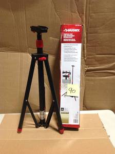 lot 90 image: Husky Tripod for Portable  LED Work Light