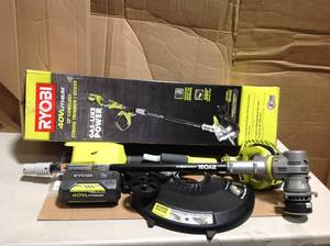 lot 7 image: 40-Volt Lithium-Ion Cordless String TrimmerEdger - 2.6 Ah Battery and Charger Included