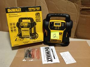 lot 12 image: DEWALT 1400 Peak Amp Jump Starter with Digital Compressor