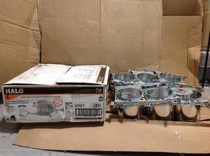 lot 16 image: Halo H7 6 in. Aluminum Recessed Lighting Housing for New Construction Ceiling, Insulation Contact