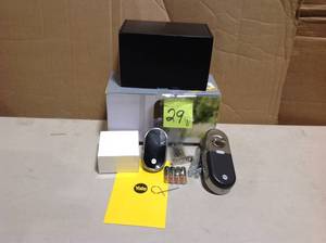 lot 29 image: Google Nest x Yale Lock Satin Nickel with Google Nest Connect