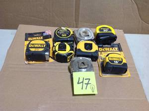 lot 47 image: Stanley 25 ft. FATMAX Tape Measure & DEWALT