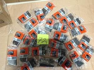 lot 72 image: Everbilt 3-12 in. x 58 in. Radius Oil-Rubbed Bronze Door Hinge Value Pack (12 per Pack)