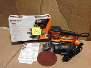 lot 75 image: 4 Amp Corded 6 in. Variable-Speed Dual Random Orbital Sander with AIRGUARD Technology