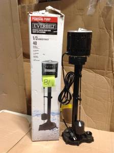 lot 81 image: 12 Hp Up Flush System Sewage Pump Kit Toilet Basin Shower Waste Removal Bath