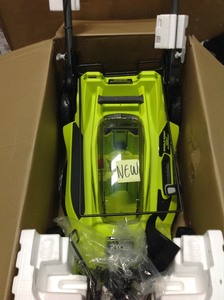 lot 106 image: Ryobi  40V Brushless 20 Lawn Mower BATTERRY AND CHARGER ARE INCLUDE NOT USED