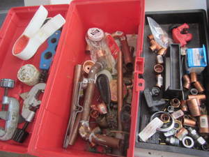 lot 44 image: Pipe Cutters & Copper