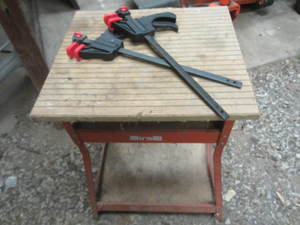 lot 78 image: Hirsch Table, Clamps