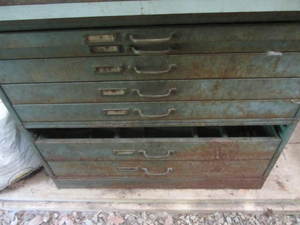 lot 3 image: Parts Cabinet & Contents