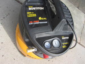 lot 12 image: Bostitch Pancake Air Compressor