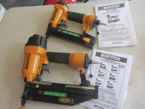 lot 13 image: Bostitch Brad & Straight Nailers