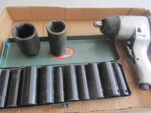 lot 26 image: Impact Wrench & Sockets