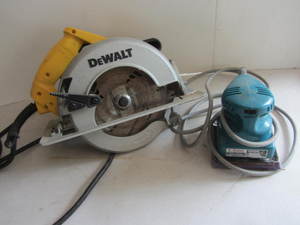 lot 27 image: Circular Saw & Sander