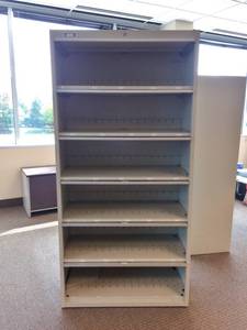 MSRP $2500 Yep Thats Right Super Nova Quality Tab Storage Solutions 6 Drawer Metal Lateral Filing Cabinet - All Shelves Flip Up - Locking With Key - 76 Tall - Great Condition