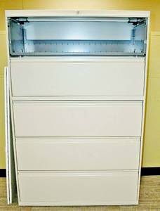 MSRP $1200 High Quality HON 5 Drawer Lateral Filing Cabinet - Excellent Condition Sorry No Key