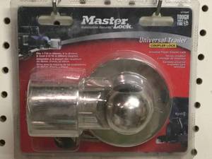 New Master Lock Trailer Coupler Lock