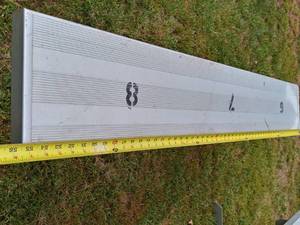 lot 47 image: Aluminum bleacher with adjustable base