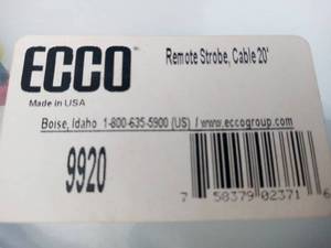 lot 75 image: ECCO Remote Strobe cable 20