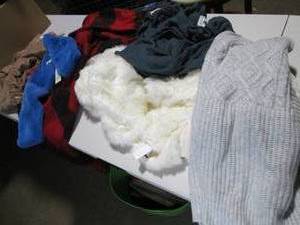Lot of Ladies shawls and clothing...