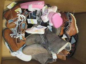 Lot of new with tags slippers, boot...