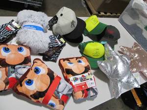 Lot of new blankets, caps, and more...