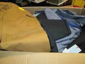 16 x 28 x 21 inch box of boys cloth...