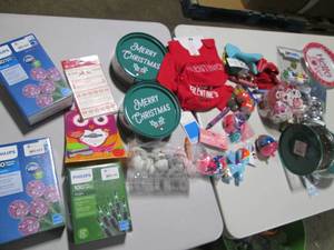 Lot of household goods...