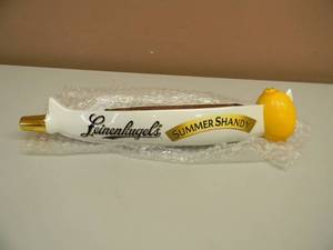 lot 41 image: NEW OLD STOCK LEINENKUGELS SUMMER SHANDY CANOE TAP HANDLE - NEW - NICE - SEE PICTURES