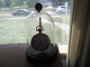 Pocket watch in holder display - wa...