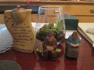2 Swedish wood carvings and home dcor