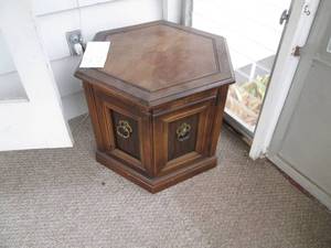Wood end table...