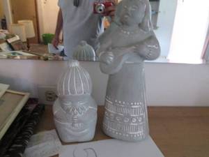 Sculpted figure by Isabel Bloom Roc...