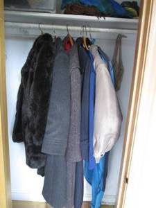 Lot of ladies coats...