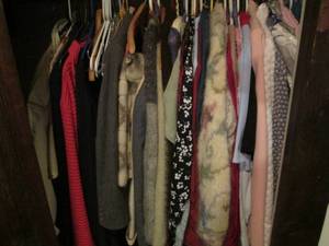Closet full of ladies clothes...