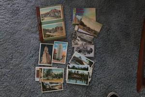 Lot of historic postcards...
