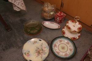 China and decorative glass...
