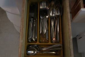 Lot of silverware...